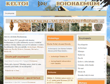 Tablet Screenshot of boiohaemum.cz